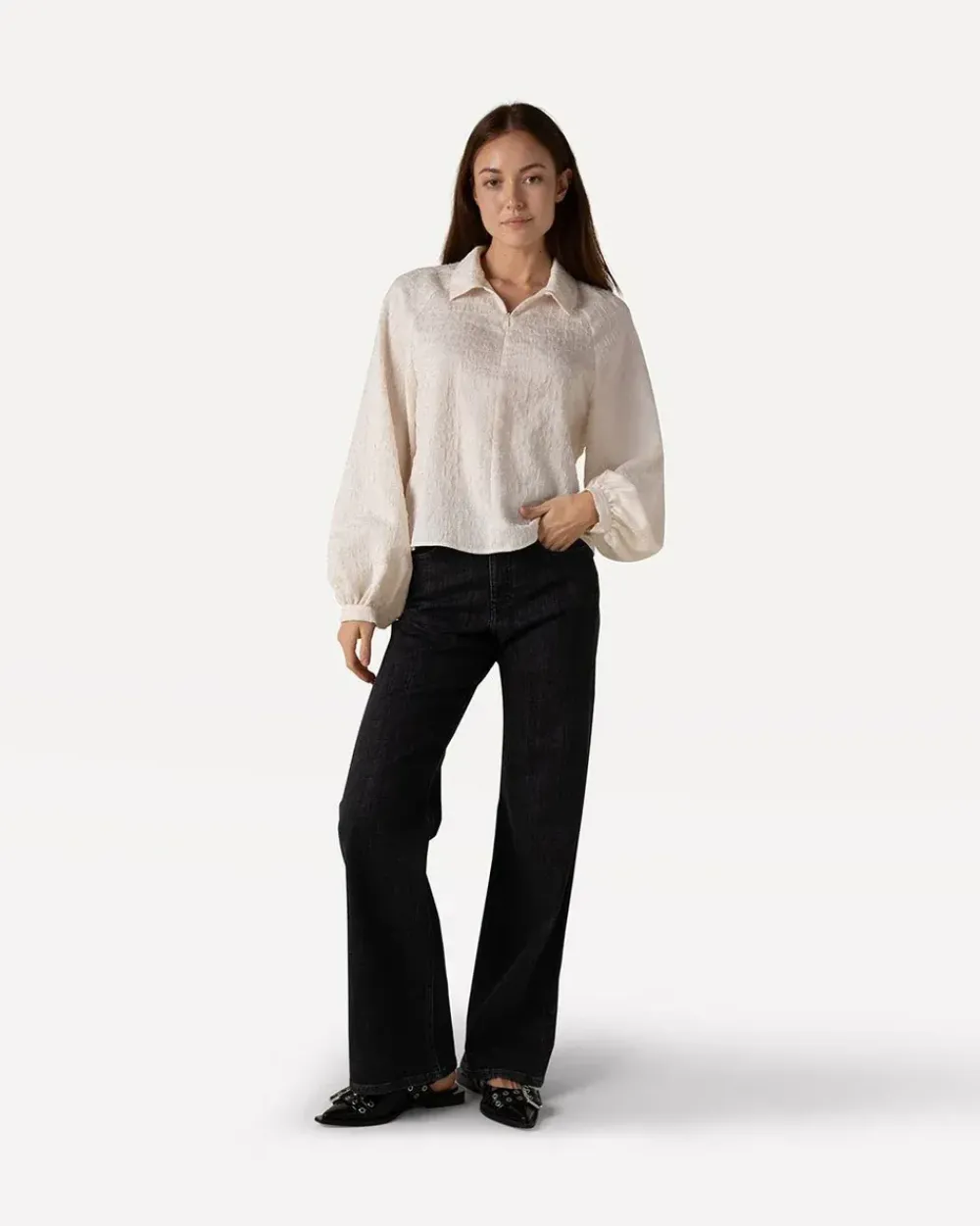 Online Agnes top l/sEgg White Blouses