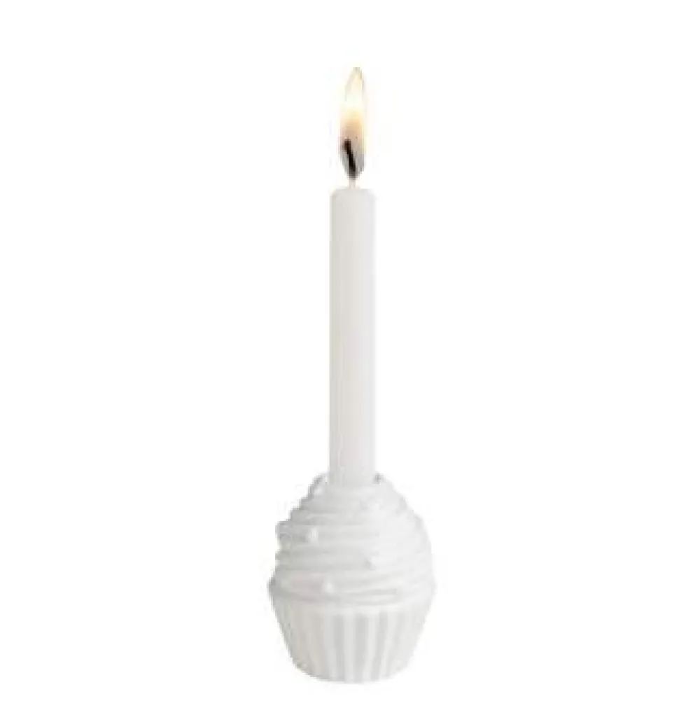 Outlet Birthday tort cupcake D:4cm H:5cm Woonaccessoires | Kaarsen & Kandelaars