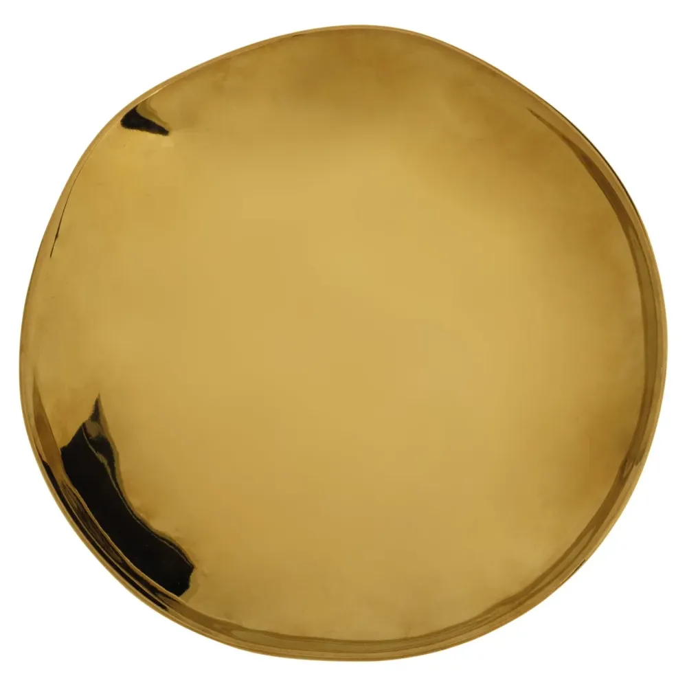 Hot Good morning breakfast plate - gold Ø21.5 Keuken & Tafelen | Cadeau