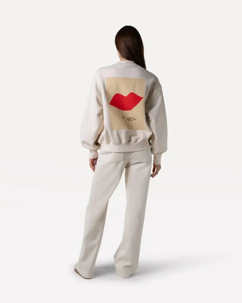 Sale Jaxy kiss sweatParchment Truien & Sweaters