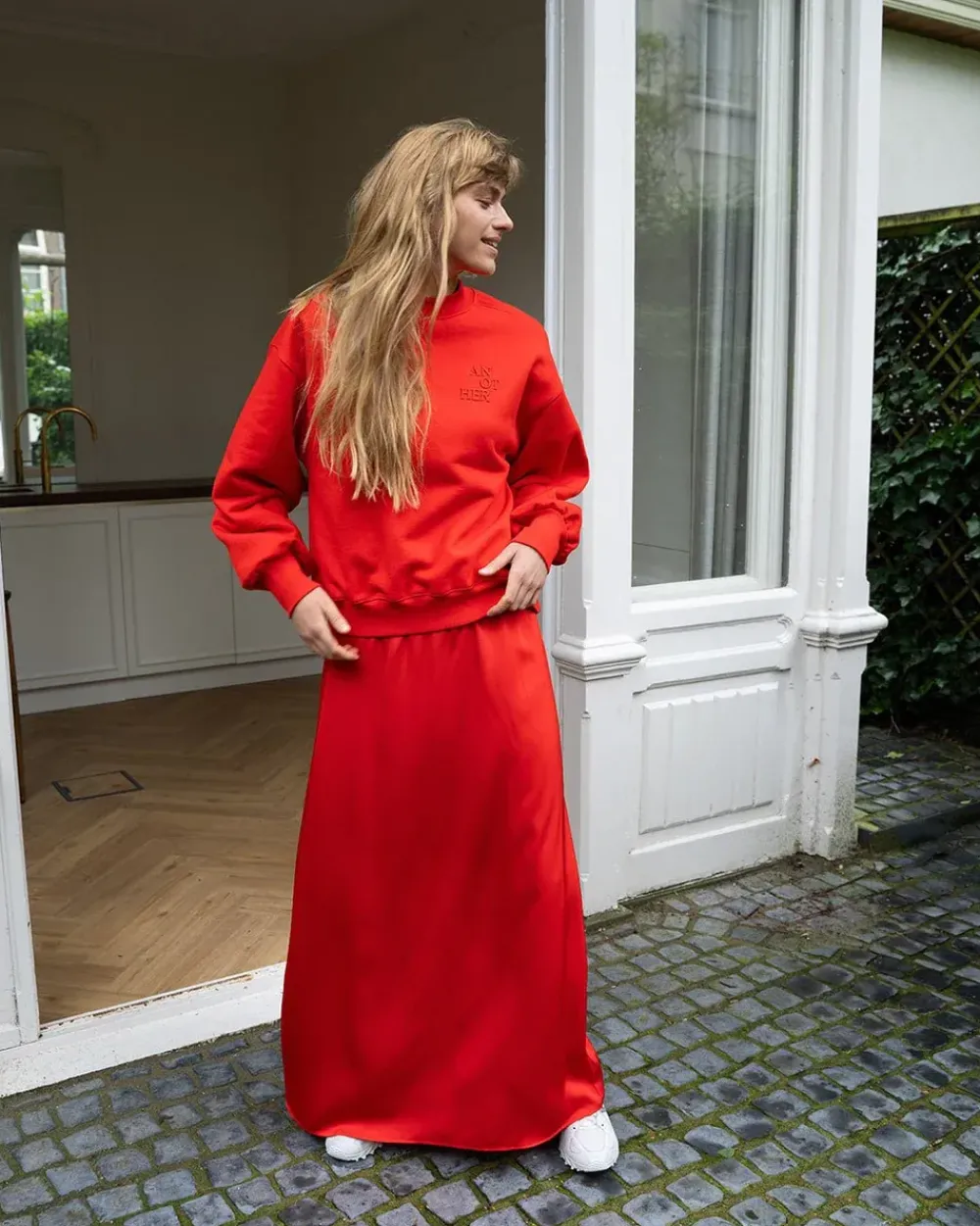 Best Jaxy sweatFiery red Truien & Sweaters