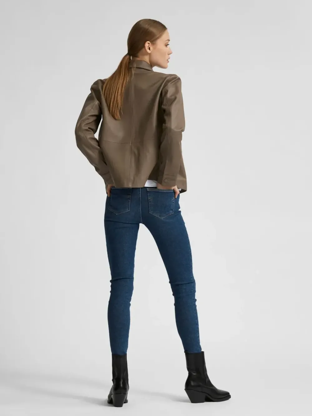 New Jeans - Sophia Mid Waist Skinny - dark blue - L32 Jeans