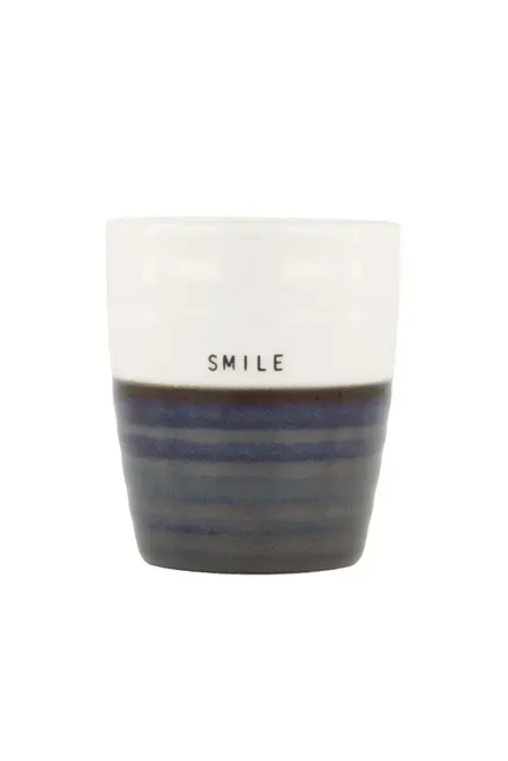 Sale koffiemok smile donkerblauw/ wit Keuken & Tafelen | Cadeau