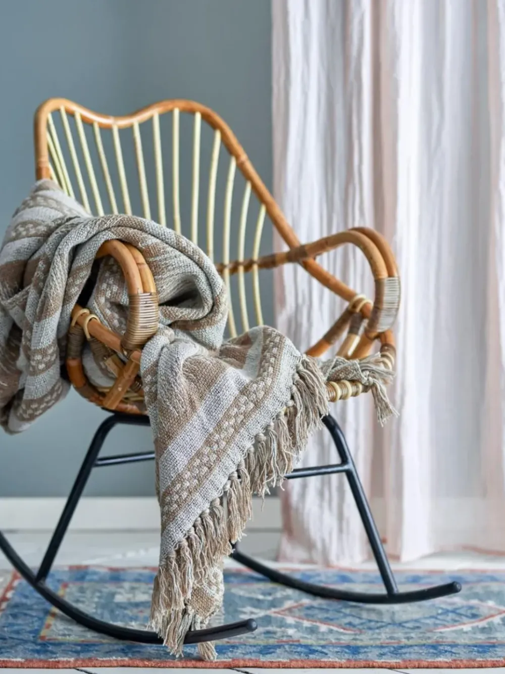 Clearance Marmi Throw, Brown, Recycled Cotton L160xW130 cm Kussens & Plaids | Cadeau