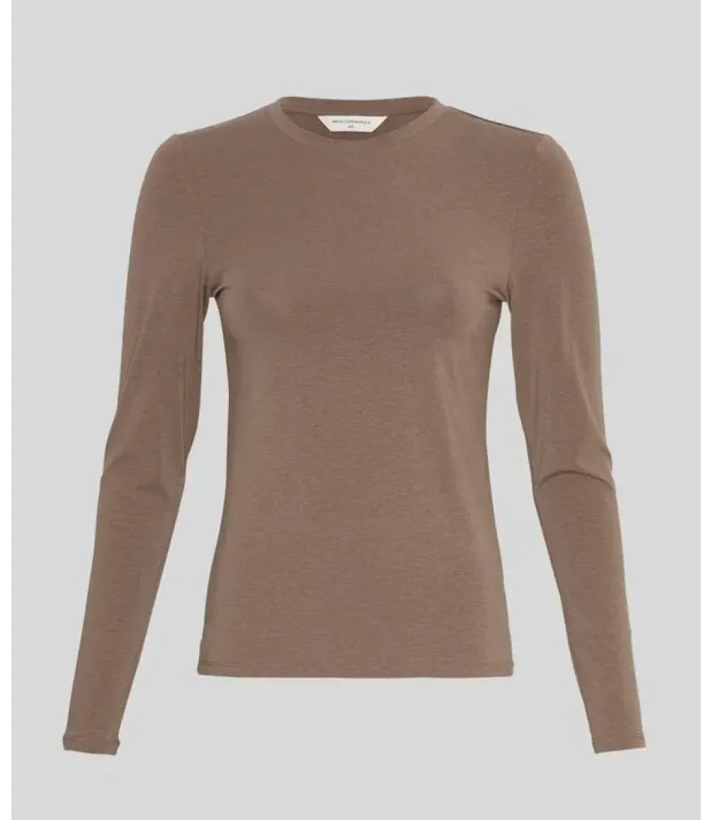 Sale MSCHBetrina O LS TopWalnut Shirts & Tops