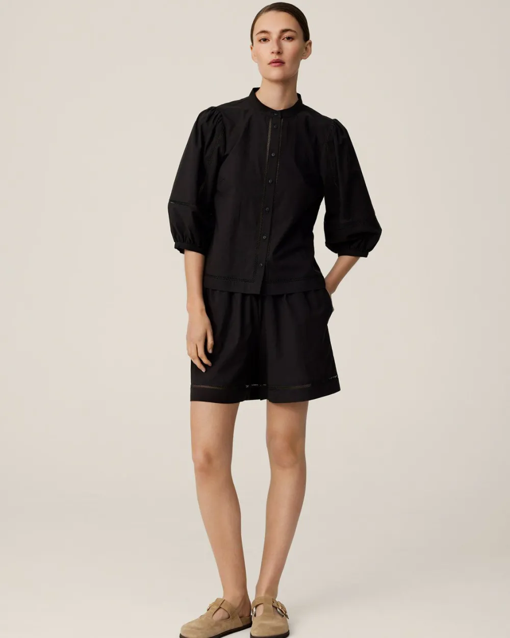 Best MSCHErendia HW ShortsBlack Broeken