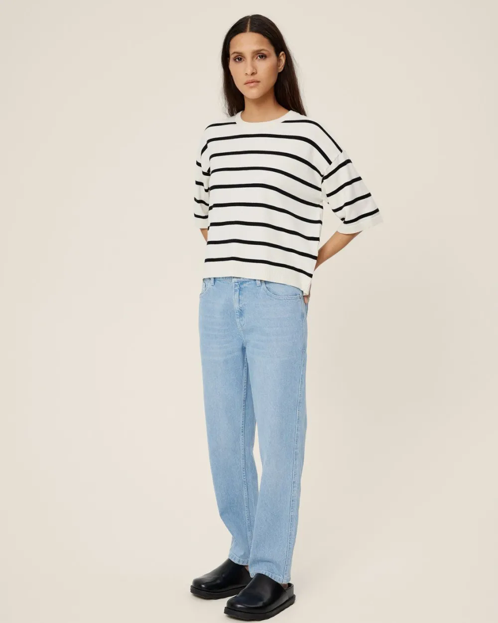 Hot MSCHKiea Ada Slim Cropped JeansLight Blue Jeans