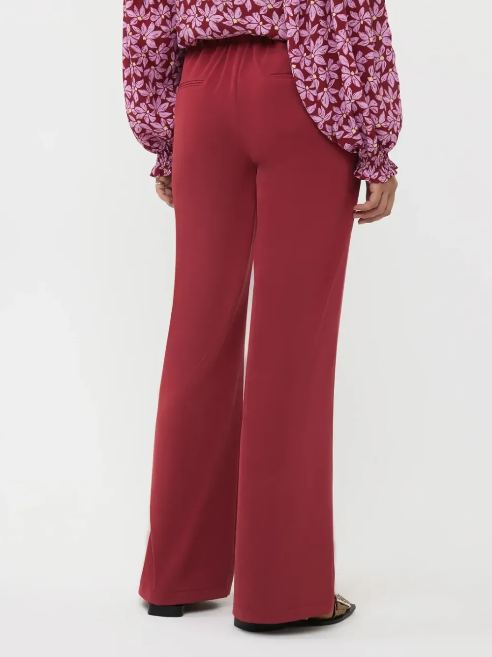 Outlet Pants SolangeWine red Broeken
