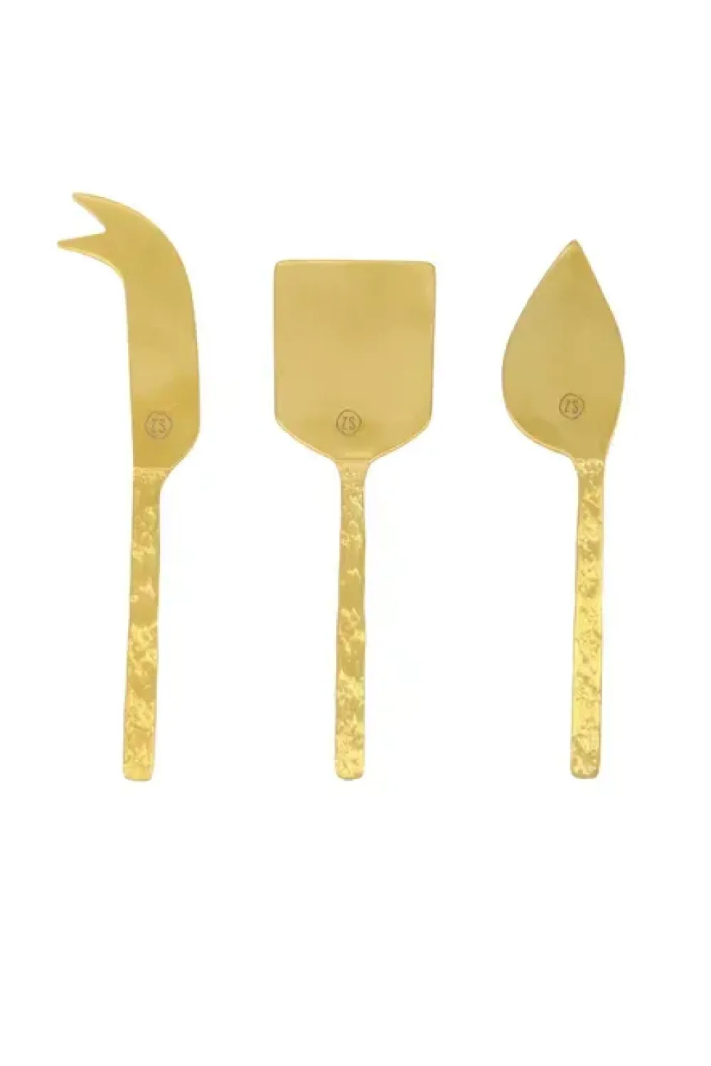 New set van 3 kaasmesjes goud Keuken & Tafelen | Cadeau