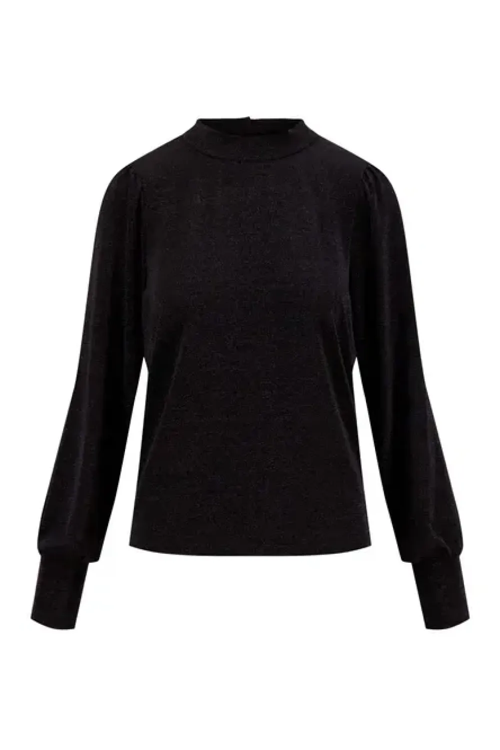 Clearance Top met structuur zwart Shirts & Tops