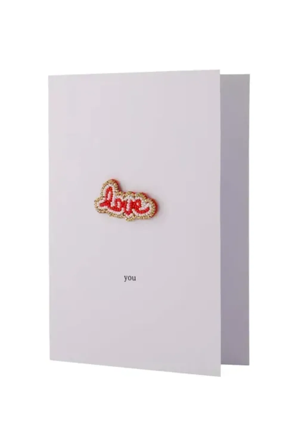 Sale wenskaart love broche wit/rood Boeken & Stationary | Cadeau